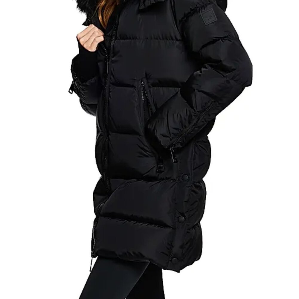 SAM. Addison Detachable hood Down Coat Black Size M - Picture 6 of 16